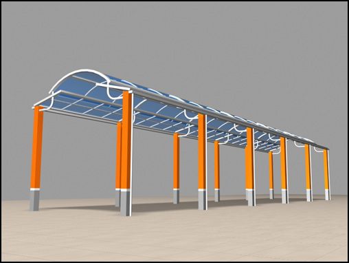 캐노피 구조물 1