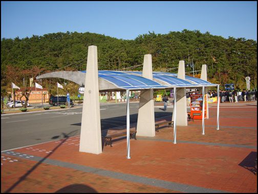 공원벤치 캐노피